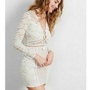 LACE white dress- size 4